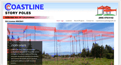 Desktop Screenshot of californiastorypolecontractor.com